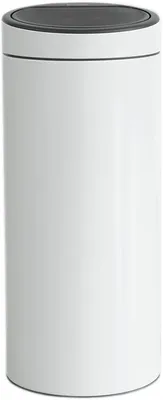 Мусорное ведро Brabantia Touch Bin New 115141 30 л, для кухни, белое