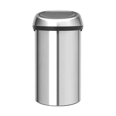Мусорное ведро Brabantia Touch Bin 107962 60 л, для кухни, сталь