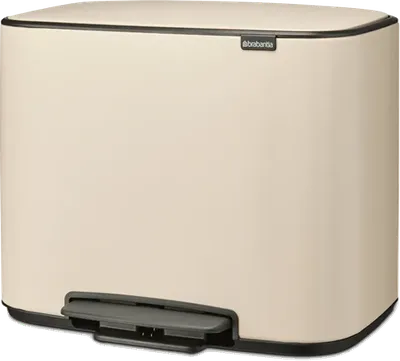 Мусорное ведро Brabantia Pedal Bin Bo 201622 36 л, для кухни, бежевое