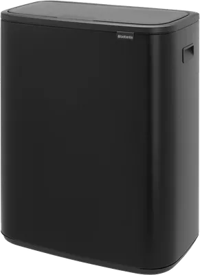 Мусорное ведро Brabantia Bo Touch Bin 221484 60 л, для кухни, черное