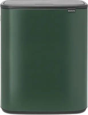 Мусорное ведро Brabantia Bo Touch Bin 304224 60 л, для кухни, зеленое