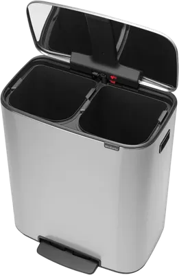 Мусорное ведро Brabantia Bo Pedal Bin 211461 60 л, для кухни, сталь