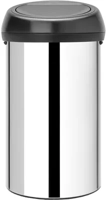 Мусорное ведро Brabantia Touch Bin 402586 60 л, для кухни, сталь