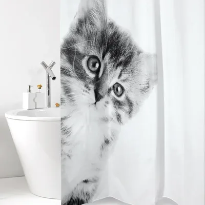 Штора для ванной Bacchetta Kitty 180x200