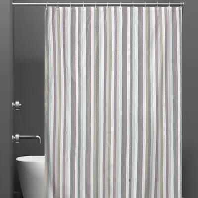 Штора для ванной Bath Plus Charme Red ch-21311 180х180, Cross Jagged