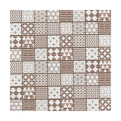 Коврик Vilina Преображение 7089-218PT-brown 65x1500 см, для ванной, коричневый, рисунок