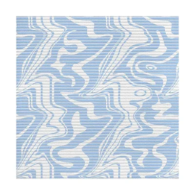 Коврик Vilina Standart 67170-V39-blue 80x1500 см, для ванной, синий, рисунок