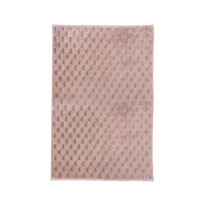 Коврик Fora Honey FOR-HONEY-5080-PINK 80x50 см, для ванной, розовый
