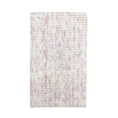 Коврик Fora Soft Cotton FOR-SC50-80LL 80x50 см, для ванной, белый, розовый