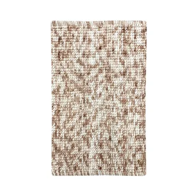 Коврик Fora Soft Cotton FOR-SC50-80BG 80x50 см, для ванной, бежевый, белый
