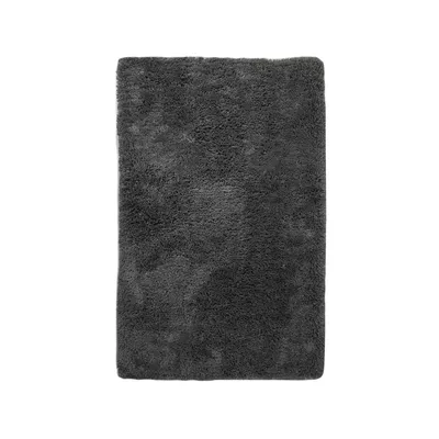 Коврик Fora Cotton Fluffy FLUFFY 60x100 см, для ванной, черный