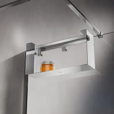 Полка для душа Veconi Loft LF-S-C9 подвесная, полированная сталь