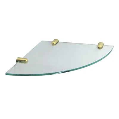 Полка для душа Wasserkraft Aisch 533BG угловая, подвесная, брашированное золото (brushed gold)