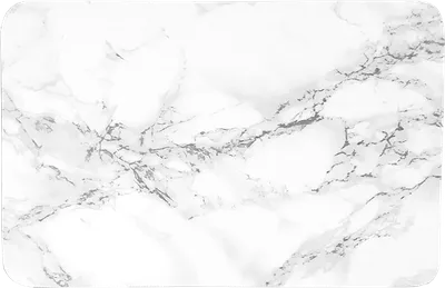 Коврик Ridberg Marble 1211343 80x50 см, для ванной, белый, серый, рисунок