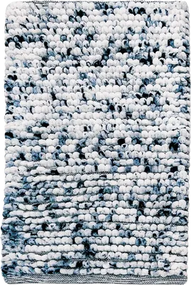 Коврик Fora Soft Cotton FOR-SC50-80MOS 80x50 см, для ванной, белый, синий