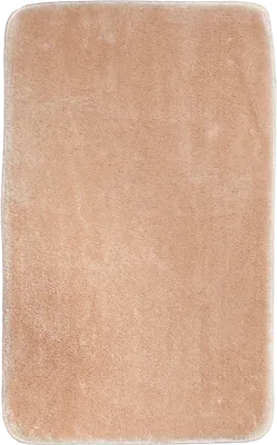 Коврик Fora Solid Seashell FOR-PE-SBE60-100B 100x60 см, для ванной, оранжевый