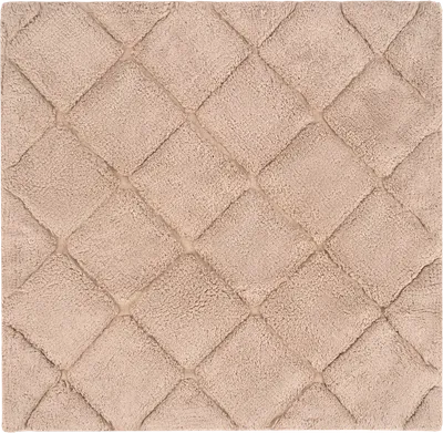 Коврик Fora Bricks FOR-BRK60-60BE 60x60 см, для ванной, бежевый