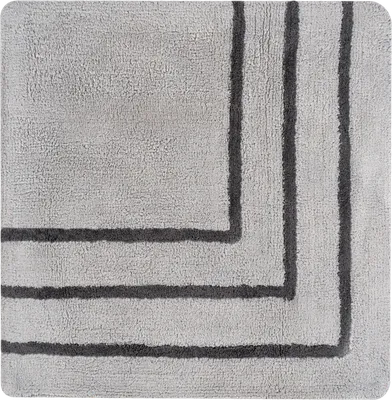 Коврик Fora Twister Black FOR-TWR60-60BL 60x60 см, для ванной, серый