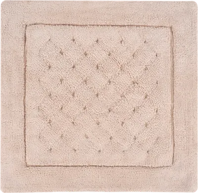 Коврик Fora Line FOR-LN60-60NAT 60x60 см, для ванной, бежевый, розовый