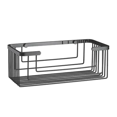 Полка для душа Wasserkraft Glan K-711POLISHED BLACK подвесная, черный глянец