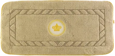 Коврик Migliore Corona 31915 120x60 см, для ванной, рисунок, коричневый
