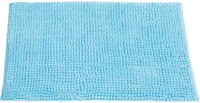 Коврик Aquanet MA3437C1 202346 75x45 см, для ванной, голубой