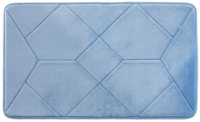 Коврик IDDIS Basic B24P580i12 50x80 см, для ванной, голубой