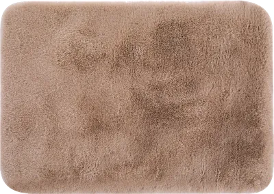 Коврик Carnation Home Fashions Fluffy Beige 60x90 см, для ванной, бежевый