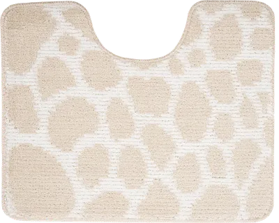 Коврик Fora Line Natural FOR-PP-LN50-60NAT 60x50 см, для туалета, бежевый, рисунок