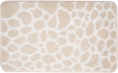 Коврик Fora Line Natural FOR-PP-LN50-80NAT 80x50 см, для ванной, бежевый, рисунок