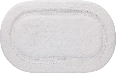 Коврик Creative Bath Ruffles R0892WH 86x53 см, для ванной, белый