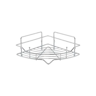Полка для душа Milardo Grid GRICC1CM44 угловая, подвесная, глянцевый хром
