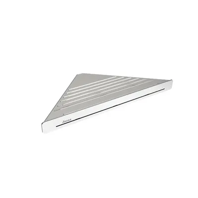 Полка для душа Ravak Slim C X07P578 угловая, подвесная, сатин, хром, с крючками