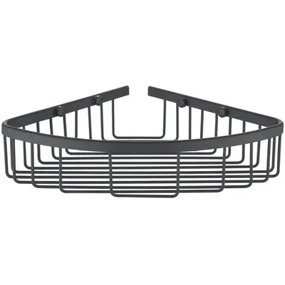Полка для душа Rose RW11H угловая, подвесная, черная