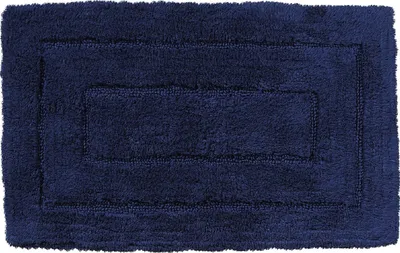 Коврик Kassatex Kassadesign Navy 81x51 см, для ванной, синий