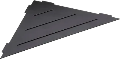 Полка для душа Bemeta Cytro 101302420 угловая, встраиваемая, матовая черная