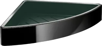 Полка для душа Emco Loft 0545 133 03 угловая, подвесная, хром, черная