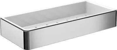 Полка для душа Emco Loft 0545 001 02 подвесная, хром, белая