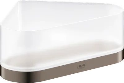 Полка для душа Grohe Selection 41038AL0 угловая, подвесная, темный графит