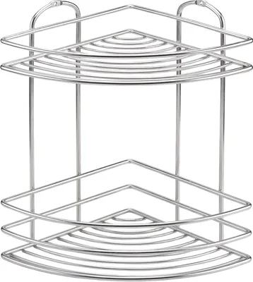 Полка для душа Tekno-tel BK022 угловая, подвесная, глянцевый хром