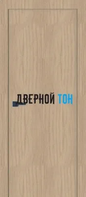 Гладкая пластиковая одностворчатая дверь POSEIDON дуб неаполь