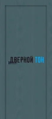 Гладкая пластиковая одностворчатая дверь POSEIDON структурный графит