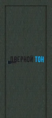 Гладкая пластиковая одностворчатая дверь POSEIDON тиковое дерево