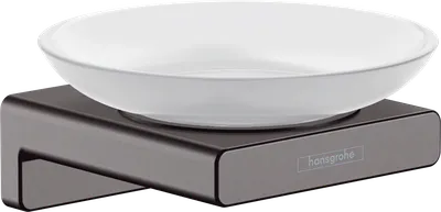 Мыльница Hansgrohe AddStoris 41746340 настенная, стеклянная