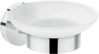 Мыльница Hansgrohe Logis Universal 41715000 настенная, стеклянная, белая, хром