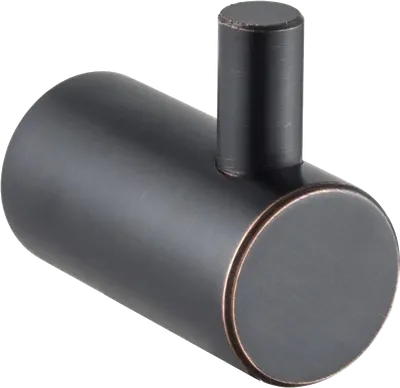 Крючок Haiba HB84-7 HB8405-7 матовый черный, на шурупах