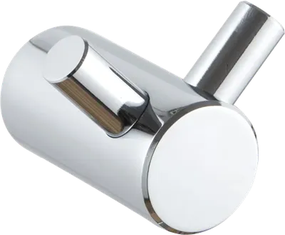Крючок Haiba HB84 05-2 глянцевый хром, на шурупах
