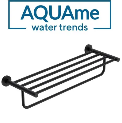 Полка для полотенец в ванную AQUAme Trento AQM7206MB