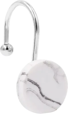 Крючки для шторы Carnation Home Fashions Marble MRB-BT/21 белый мрамор