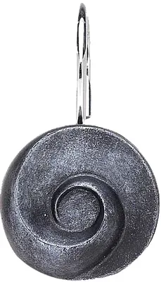 Крючки для шторы Carnation Home Fashions Swiri Silver серые